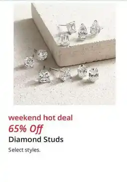JC Penney Diamond Studs offer