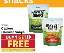 Harris Teeter Calbee Harvest Snaps offer
