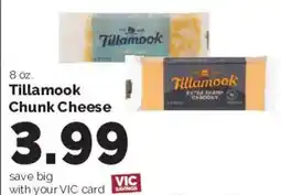 Harris Teeter Tillamook chunk cheese offer