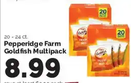 Harris Teeter Pepperidge Farm Goldfish Multipack offer