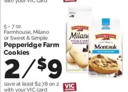 Harris Teeter Pepperidge Farm Cookies offer