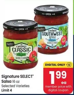 Albertsons Signature Select Salsa offer