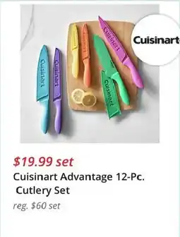 JC Penney Cuisinart Advantage Cutlery Set offer