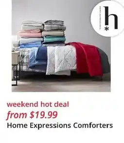 JC Penney Home Expressions Comforters offer