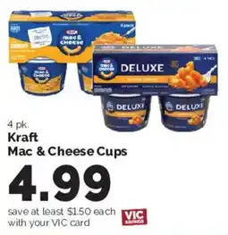 Harris Teeter Kraft Mac & Cheese Cups offer