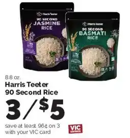 Harris Teeter Harris Teeter 90 Second Rice offer