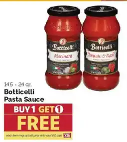 Harris Teeter Botticelli Pasta Sauce offer