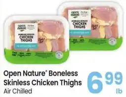 Albertsons Open Nature Boneless Skinless Chicken Thighs offer