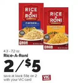 Harris Teeter Rice-A-Roni offer