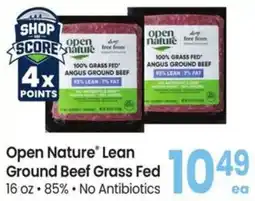 Albertsons Open Nature Lean Ground Beef Grass Fed offer