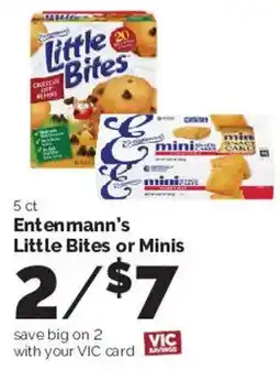 Harris Teeter Entenmann's Little Bites or Minis offer