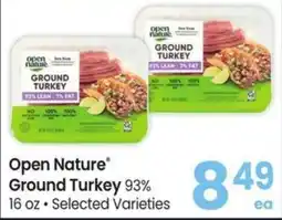 Albertsons Open Nature Ground Turkey offer
