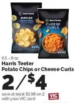 Harris Teeter Harris Teeter Potato Chips or Cheese Curls offer