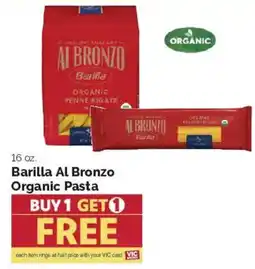 Harris Teeter Barilla Al Bronzo Organic Pasta offer