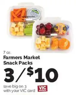 Harris Teeter Farmers Market Snack Packs offer