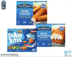 Albertsons Van de Kamp's Fish Selections offer