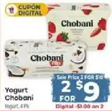 Supermercado El Rancho Yogurt Chobani offer