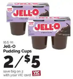 Harris Teeter Jell-O Pudding Cups offer