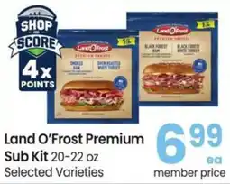Albertsons Land O'Frost Premium Sub Kit offer