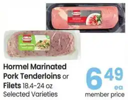 Albertsons Hormel Marinated Pork Tenderloins or Filets offer