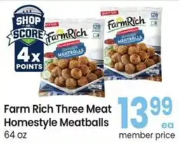 Albertsons Farm Rich Three Meat Homestyle Meatballs offer