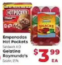 Supermercado El Rancho Empanadas Hot Pockets offer