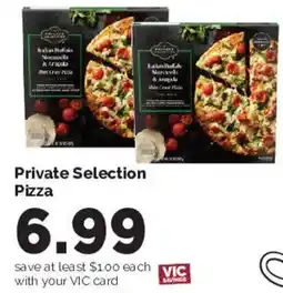 Harris Teeter Private Selection Pizza offer