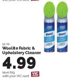 Harris Teeter Woolite Fabric & Upholstery Cleaner offer