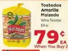 Supermercado El Rancho Maizada Yellow Tostadas offer