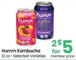 Albertsons Humm Kombucha offer