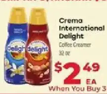 Supermercado El Rancho Crema International Delight offer