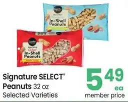 Albertsons Signature Select Peanuts offer