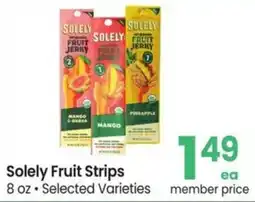 Albertsons Solely Fruit Strips offer