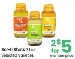 Albertsons Sol-ti Shots offer