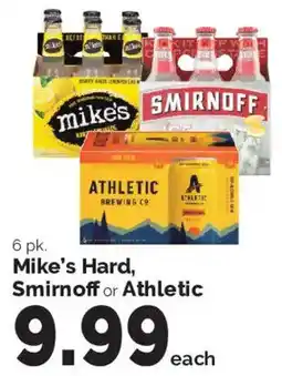 Harris Teeter Mike's Hard, Smirnoff or Athletic offer