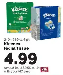 Harris Teeter Kleenex Facial Tissue offer
