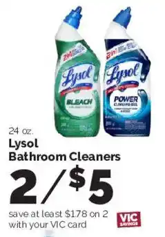 Harris Teeter Lysol Bathroom Cleaners offer