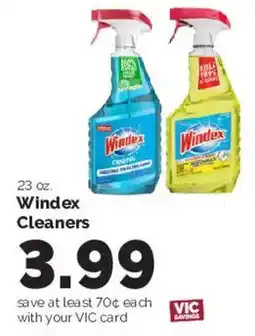 Harris Teeter Windex Cleaners offer