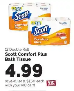 Harris Teeter Scott Comfort Plus Bath Tissue offer