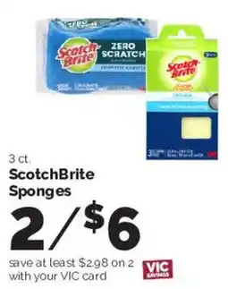 Harris Teeter ScotchBrite Sponges offer
