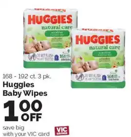 Harris Teeter Huggies Baby Wipes offer