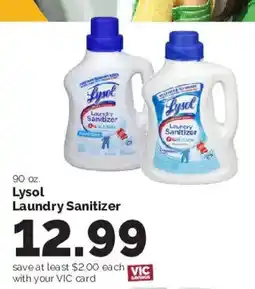 Harris Teeter Lysol Laundry Sanitizer offer