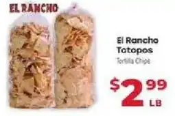 Supermercado El Rancho El Rancho Totopos offer