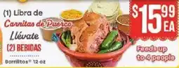 Supermercado El Rancho Libra de Carnitas de Puerco offer