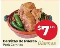 Supermercado El Rancho Pork Carnitas offer