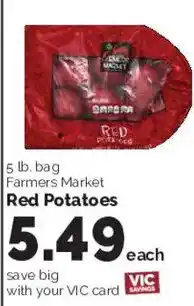 Harris Teeter Farmers Market Red Potatoes offer