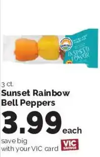 Harris Teeter Sunset Rainbow Bell Peppers offer