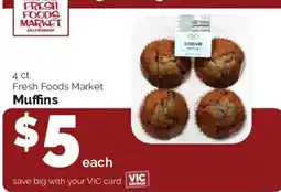Harris Teeter Fresh Foods Market Muffins offer