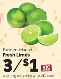 Harris Teeter Farmers Market Fresh Limes offer