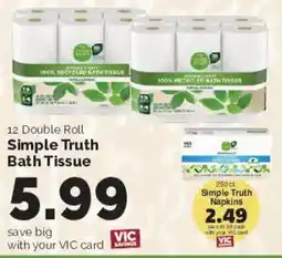 Harris Teeter Simple Truth Bath Tissue offer